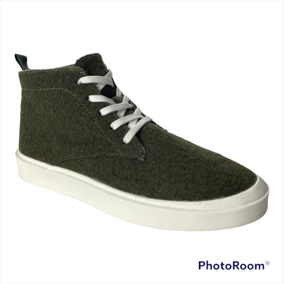 Steve Madden Mens Boots P- Faraon Green Suede